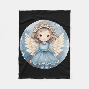 Blue Winter Accessories For Women Cute Christmas A Fleece Blanket