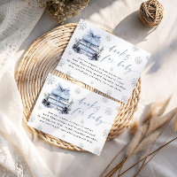 Blue Winter New Chapter Begins Books For Baby Card