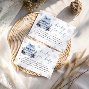 Blue Winter New Chapter Begins Books For Baby Card