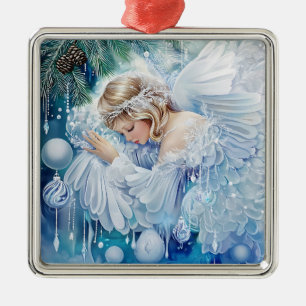Blue Winter Ornament