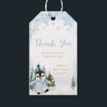 Blue Winter Penguin Baby Shower Favour Tags<br><div class="desc">Add a sprinkle of sweetness to your baby shower favours with our Baby It's Cold Outside Baby Shower Favour Tags Printable. Featuring darling baby-themed designs,  these customisable tags are the perfect finishing touch to your gifts. Personalise to create a memorable keepsake that captures the joy of your celebration!

BS559</div>