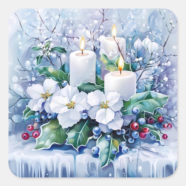 Blue Winter Stickers (Front)