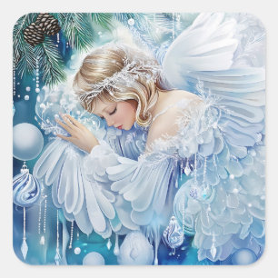 Blue Winter Stickers