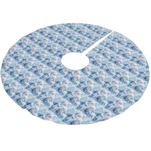 Blue Winter Tree Skirt