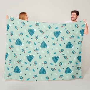 Blue Winter Wonderland Blanket