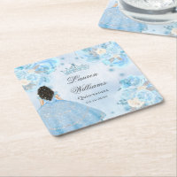 Blue Winter Wonderland Quinceanera Party 