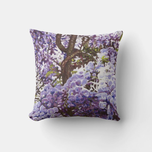 Blue wisteria 2011 cushion (Front)