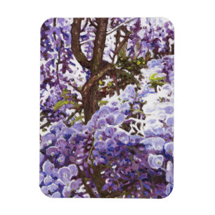 Blue wisteria 2011 magnet