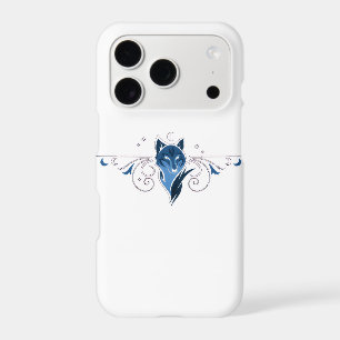 Blue wolf iPhone case