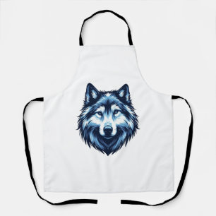 blue wolfdog 6 apron