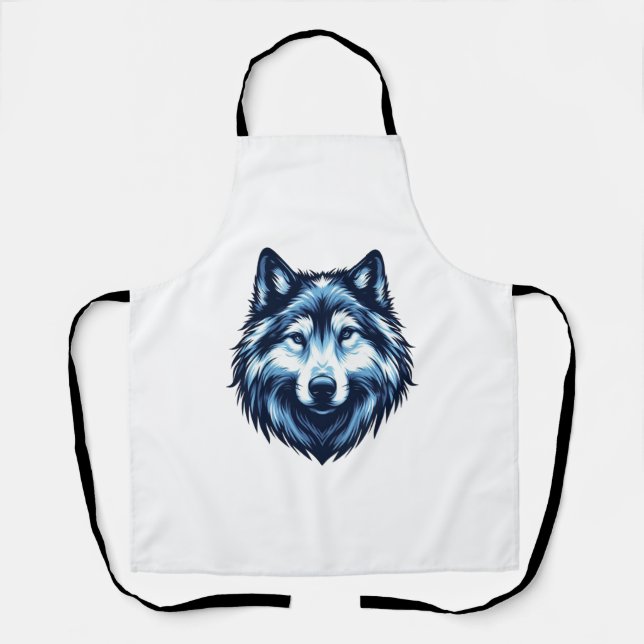 blue wolfdog  6 apron (Front)