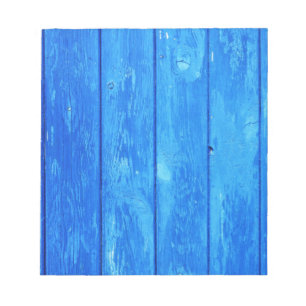 blue wood notepad