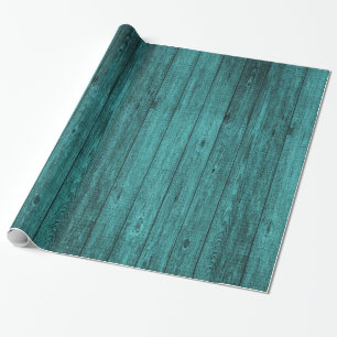 blue wood wrapping paper