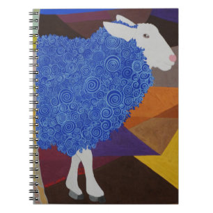 Blue Wool Sheep Notebook