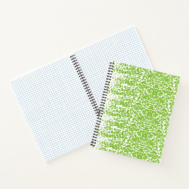 Blue wrapping paper with a repetitive white snowfl notebook (Inside)