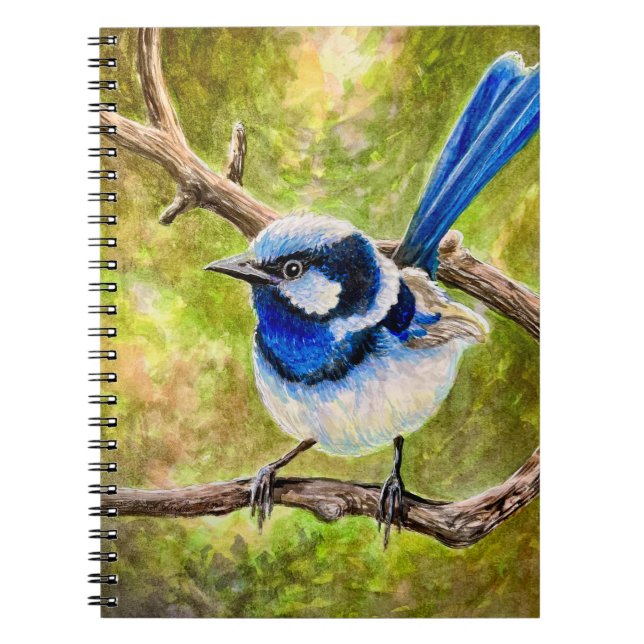 Blue Wren - Notebook (Front)