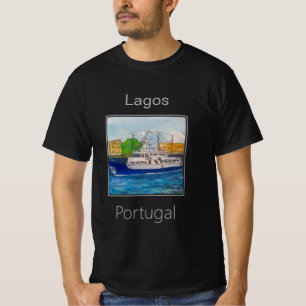 Blue Yacht, Lagos, Portugal T-Shirt