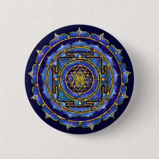 Blue Yantra Button