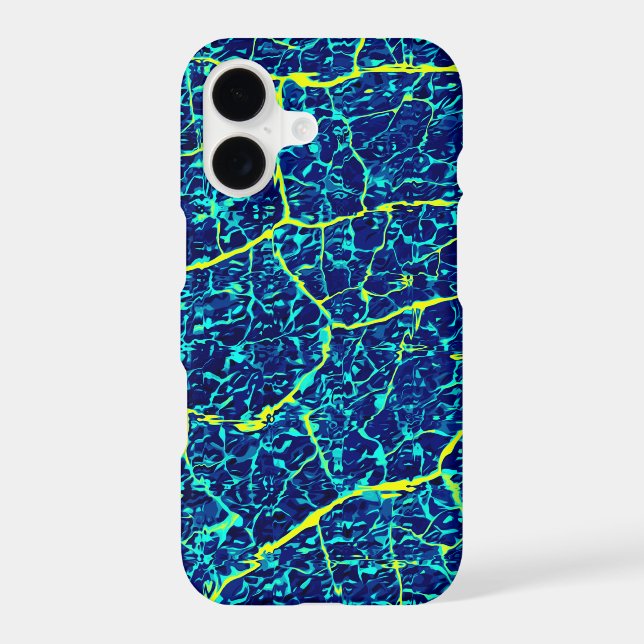 Blue / Yellow Abstract Pattern (Back)