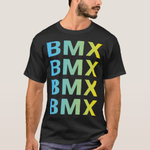 Blue Yellow BMX T-Shirt