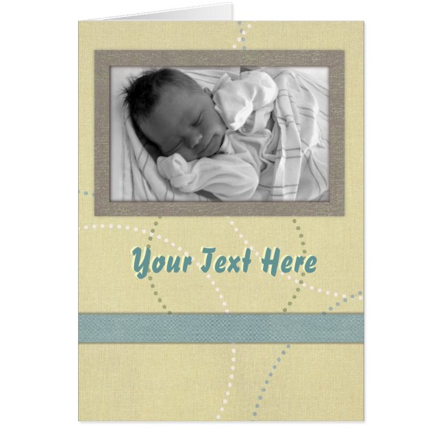 Blue & Yellow Card (Front)