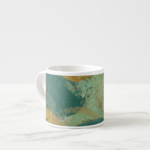 Blue & Yellow Circles Espresso Cup