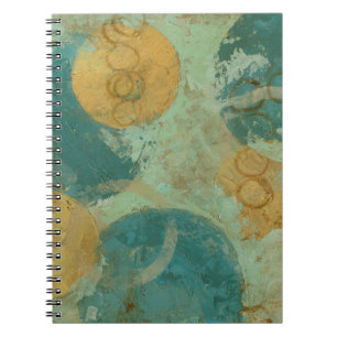 Blue & Yellow Circles Notebook