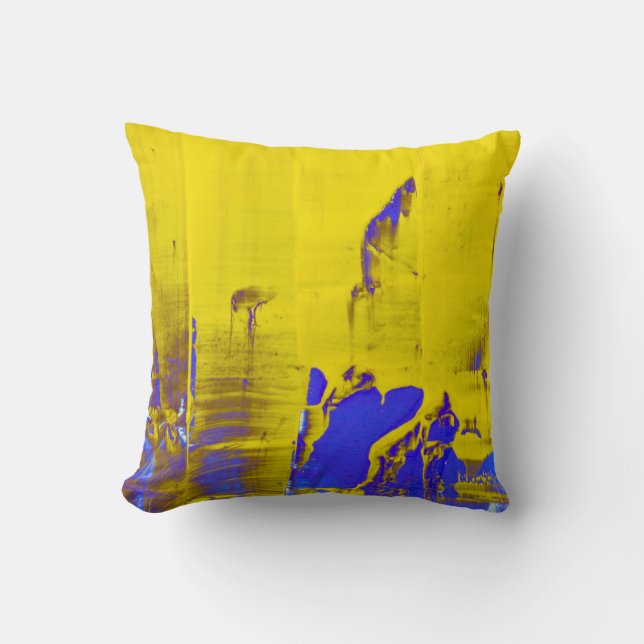 Blue yellow cushion (Front)