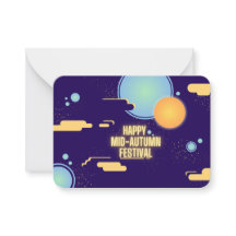 Blue- Yellow Moon Mid-Autumn Festival