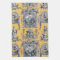 Blue & Yellow Neoclassical Toile French Country