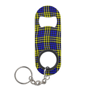 Blue Yellow Plaid Chequered Seamless Pattern