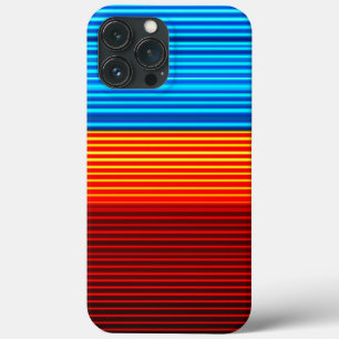 Blue Yellow Red Stripes  iPhone 13 Pro Max Case
