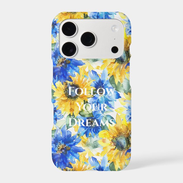 Blue Yellow Sunflowers (Back)