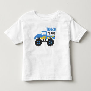 Blue Yellow Truck Yeah Boys Shirt
