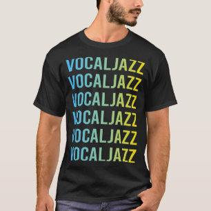 Blue Yellow Vocal jazz T-Shirt
