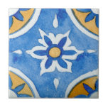 Blue & Yellow Watercolor Mediterranean Patterned Ceramic Tile<br><div class="desc">Introducing Blue & Yellow Watercolor Mediterranean Patterned Ceramic Tile for a truly remarkable and artful design statement in your kitchen! With its bold hues of blue and yellow patterning in a watercolor effect, these unique tiles create an exotic yet timeless look that is sure to be a stunning conversation starter...</div>