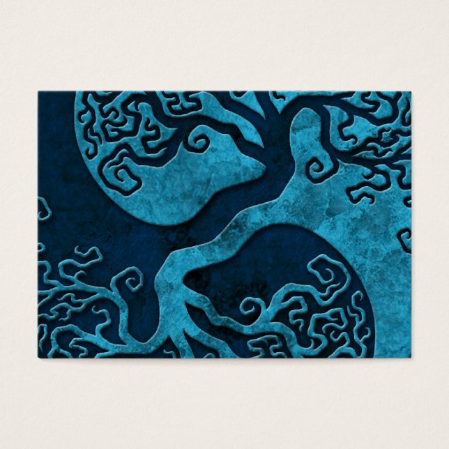 Blue Yin Yang Tree, full (Front)