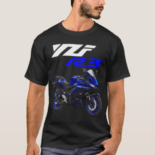 Blue YZF-R3 Sportsbike Motorcycle T-Shirt