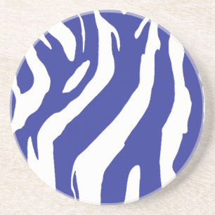 Blue Zebra Coaster