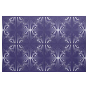 blue zebra geometry fabric