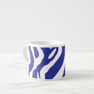 Blue zebra mug