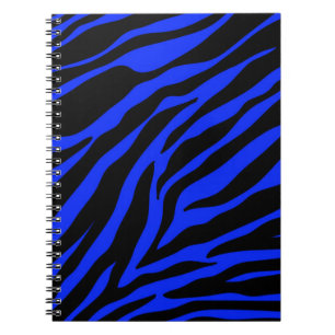 blue zebra notebook