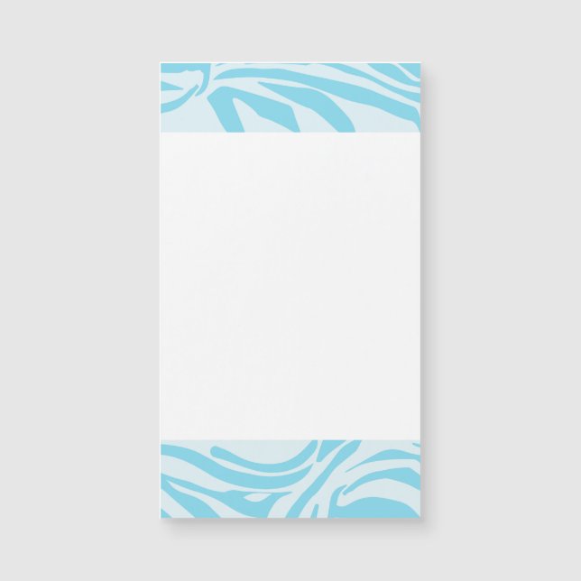 Blue Zebra Pattern (Front)