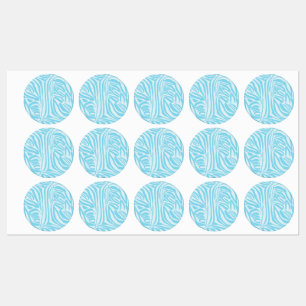 Blue Zebra Pattern