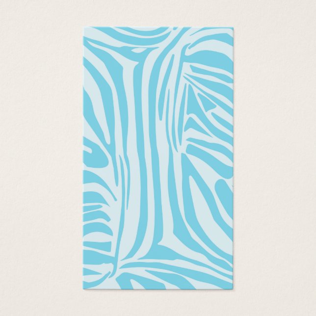 Blue Zebra Pattern (Front)