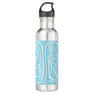 Blue Zebra Pattern 710 Ml Water Bottle