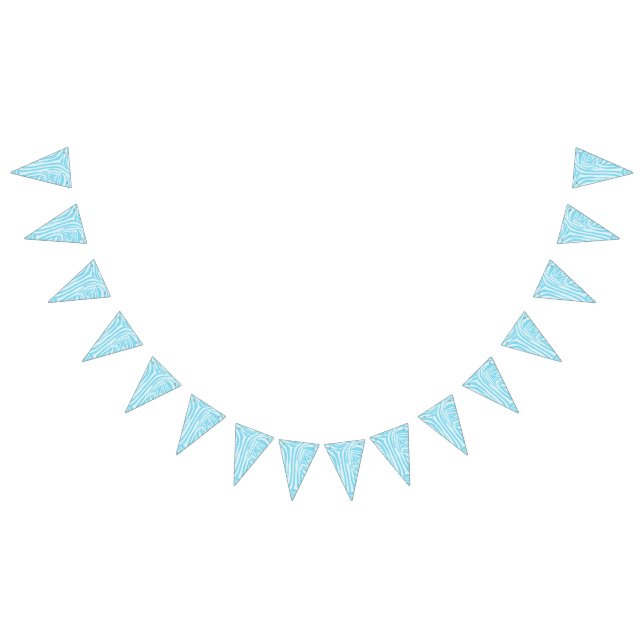 Blue Zebra Pattern Bunting (All)