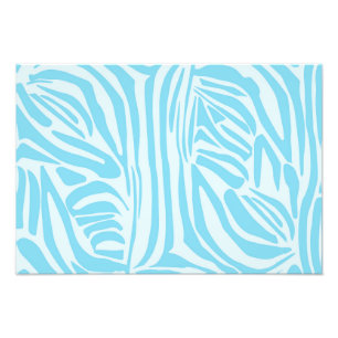 Blue Zebra Pattern Photo Print