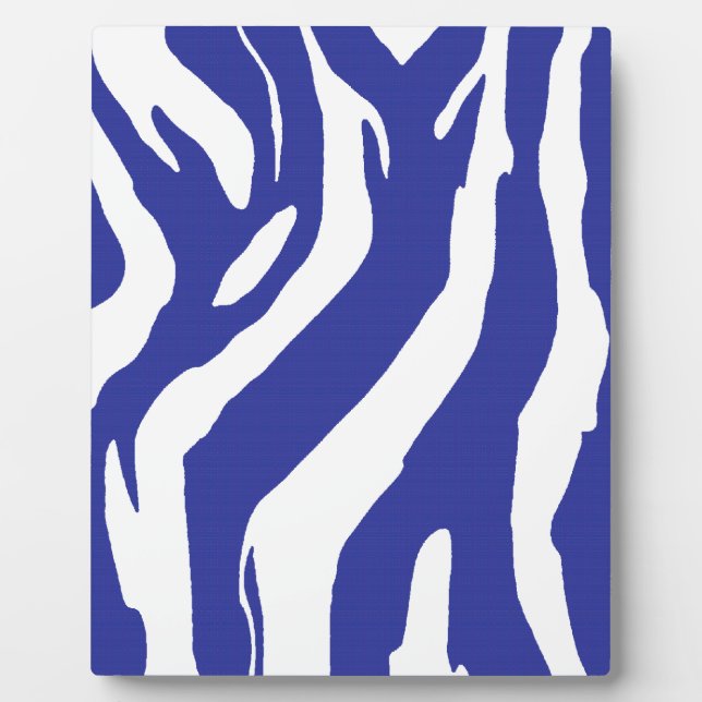 Blue Zebra Plaque (Front)