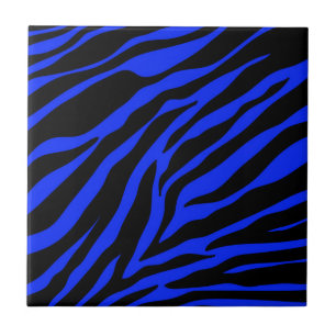 blue zebra tile